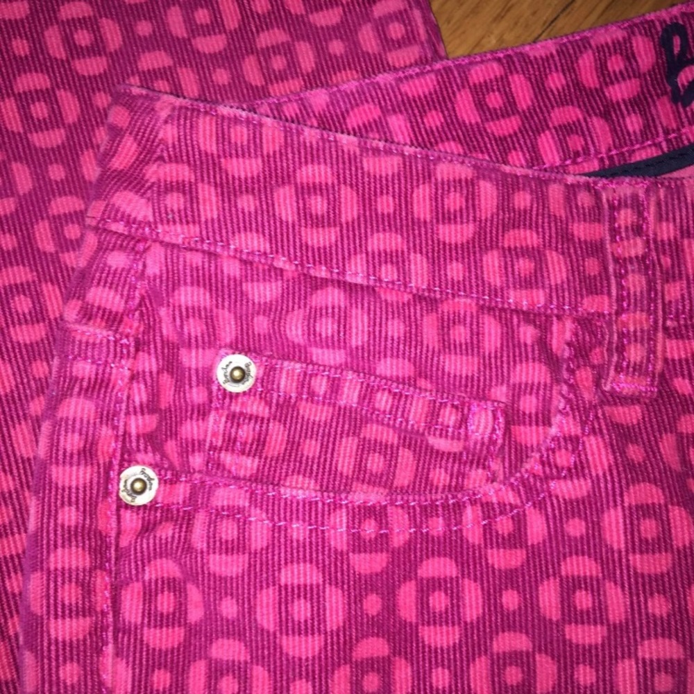Boden Pink Design Skinny Corduroy Pants - Picture 3 of 4